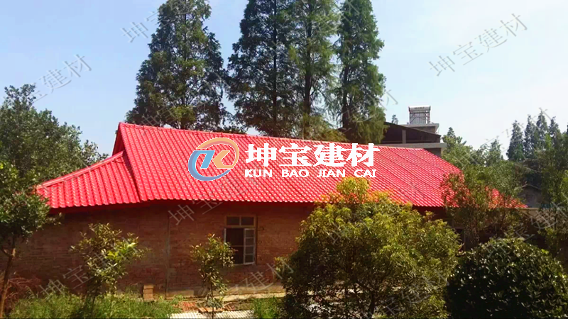 樹脂瓦為你傾情演繹，萬綠叢中一抹紅！