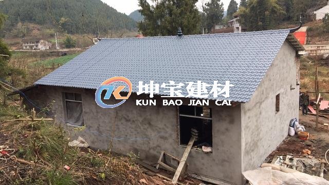 城市風貌改造合成樹脂瓦即將代替彩鋼瓦