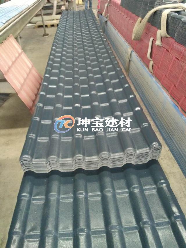 城市風貌改造合成樹脂瓦即將代替彩鋼瓦